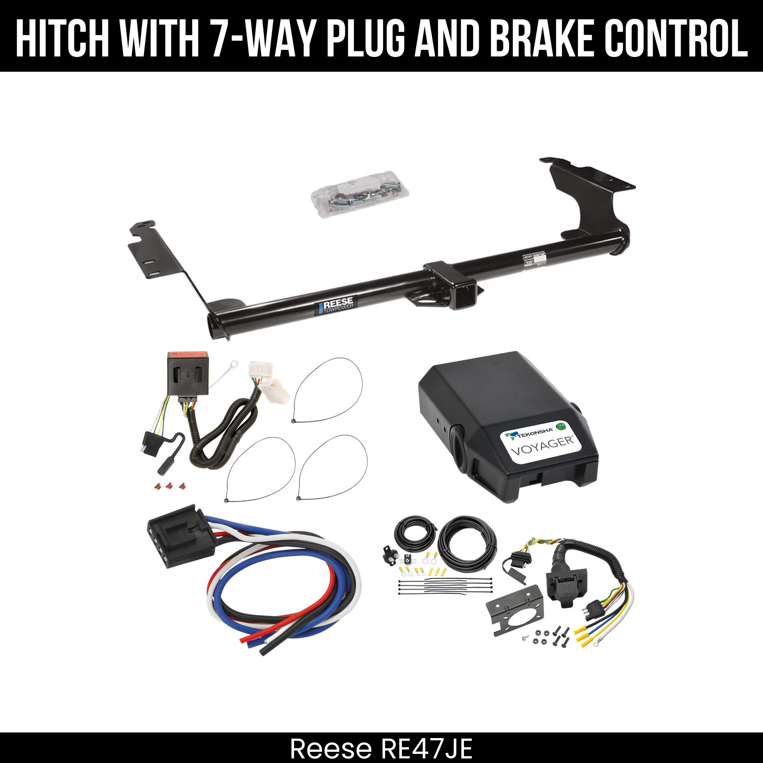 Trailer Hitch , 7-Way , Tekonsha Voyager Brake Control