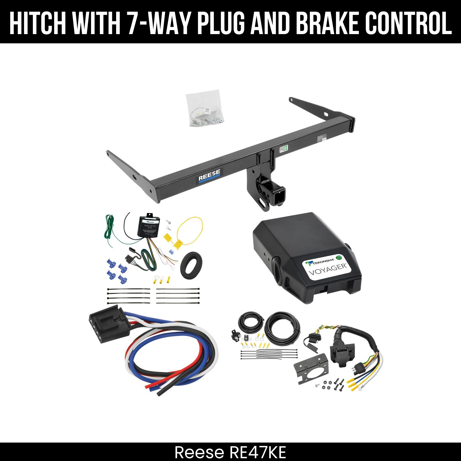 Trailer Hitch , 7-Way , Tekonsha Voyager Brake Control