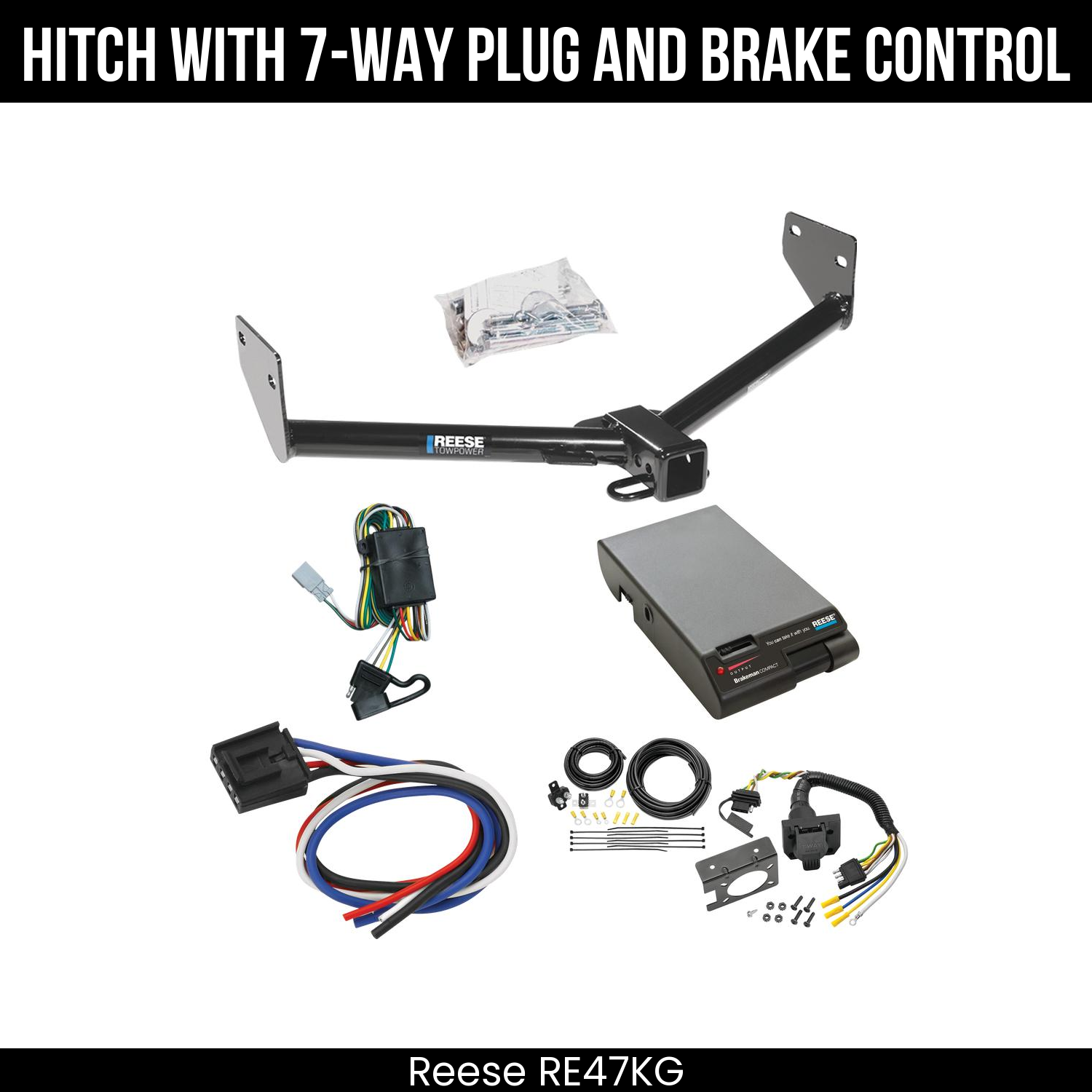 Trailer Hitch , 7-Way , Reese Brakeman Brake Control
