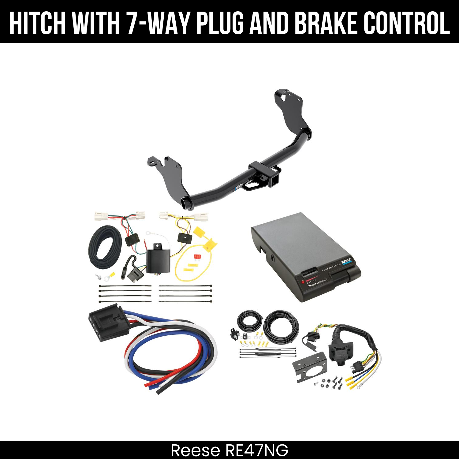 Trailer Hitch , 7-Way , Reese Brakeman Brake Control