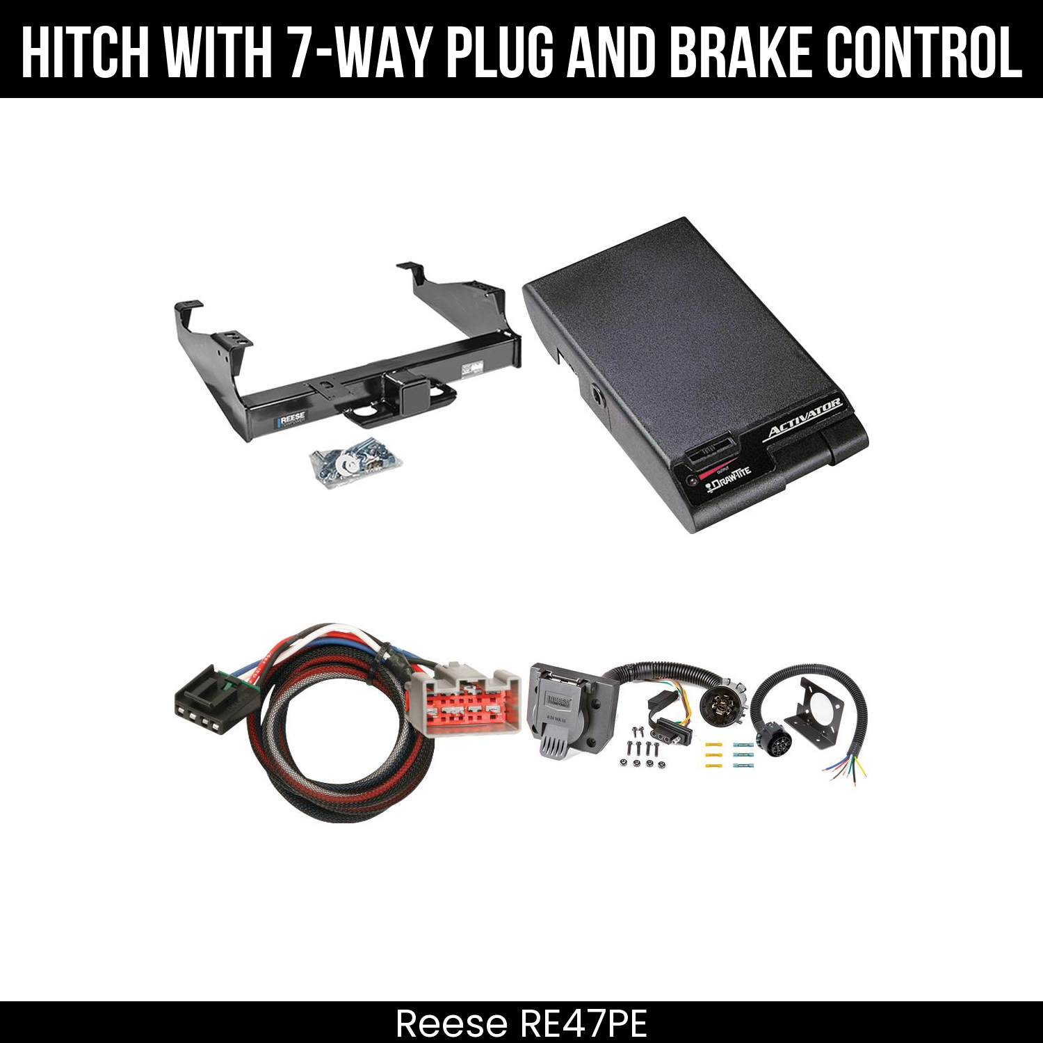 Trailer Hitch , 7-Way , Draw-Tite Activator Brake Control