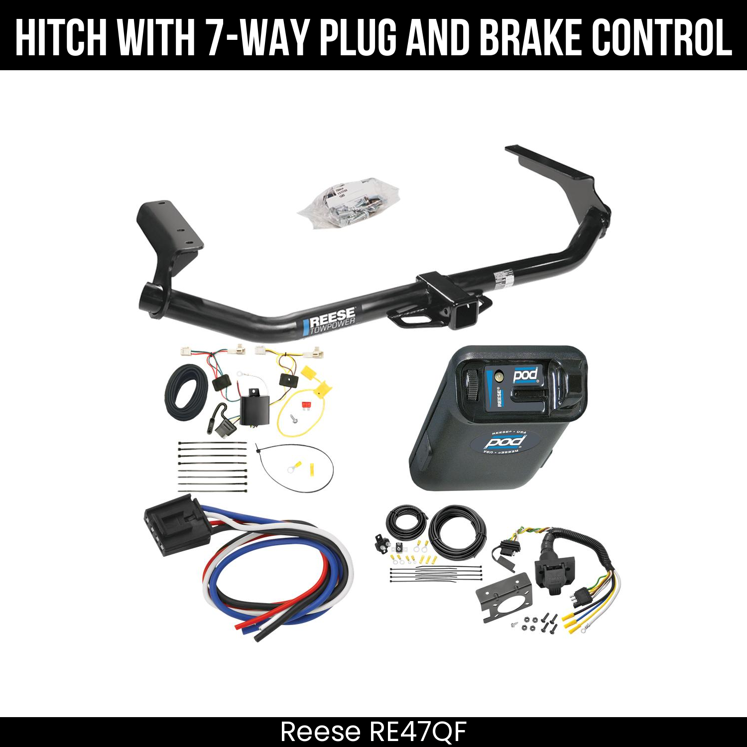 Trailer Hitch , 7-Way , Reese POD Brake Control