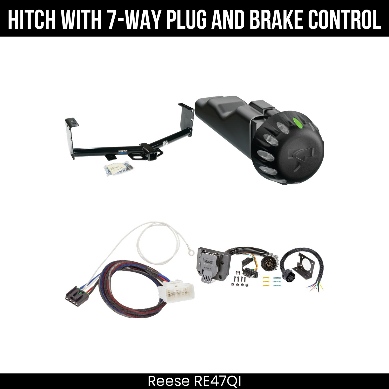 Trailer Hitch , 7-Way , Tekonsha Voyager iD Smart Brake Control