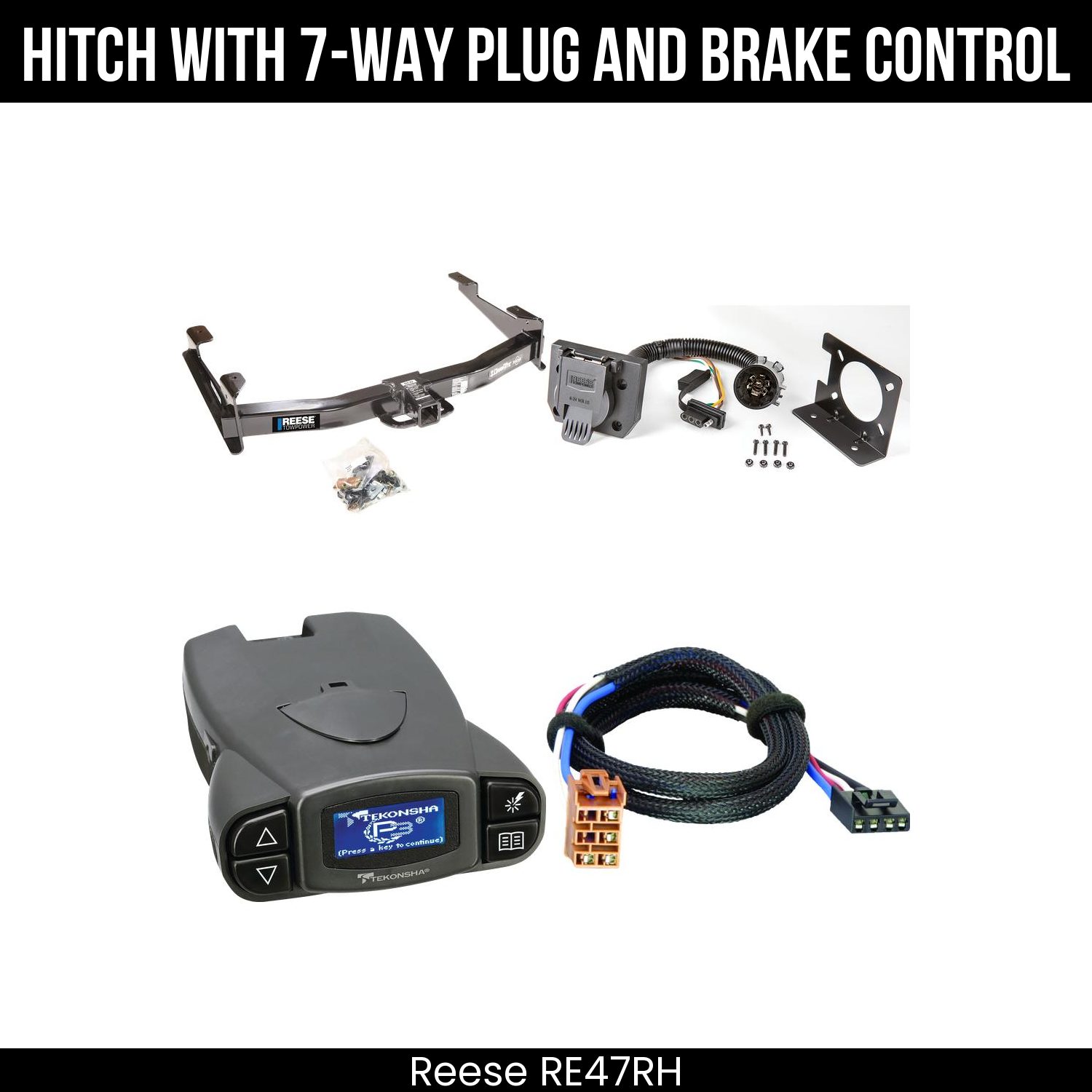 Trailer Hitch , 7-Way , Tekonsha Prodigy P3 Brake Control
