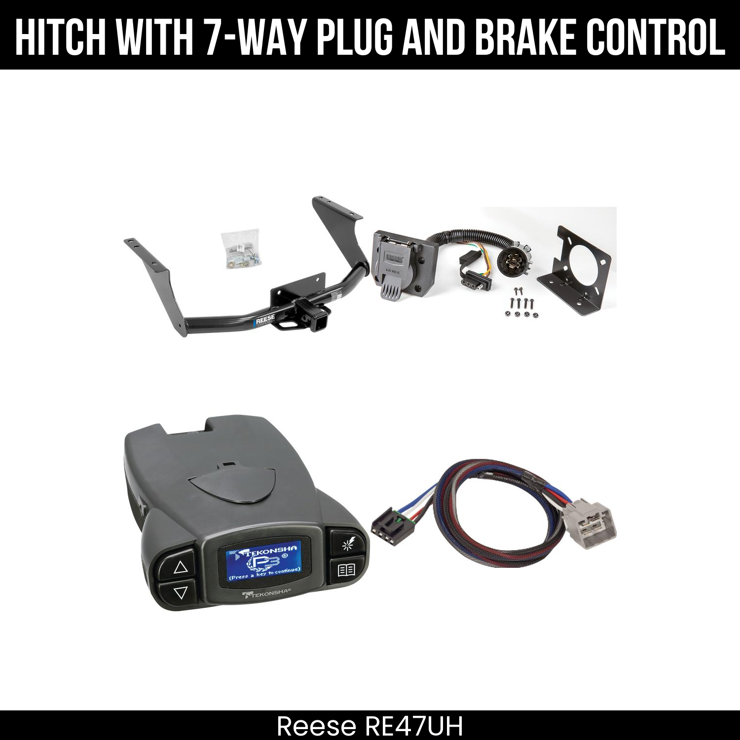 Trailer Hitch , 7-Way , Tekonsha Prodigy P3 Brake Control