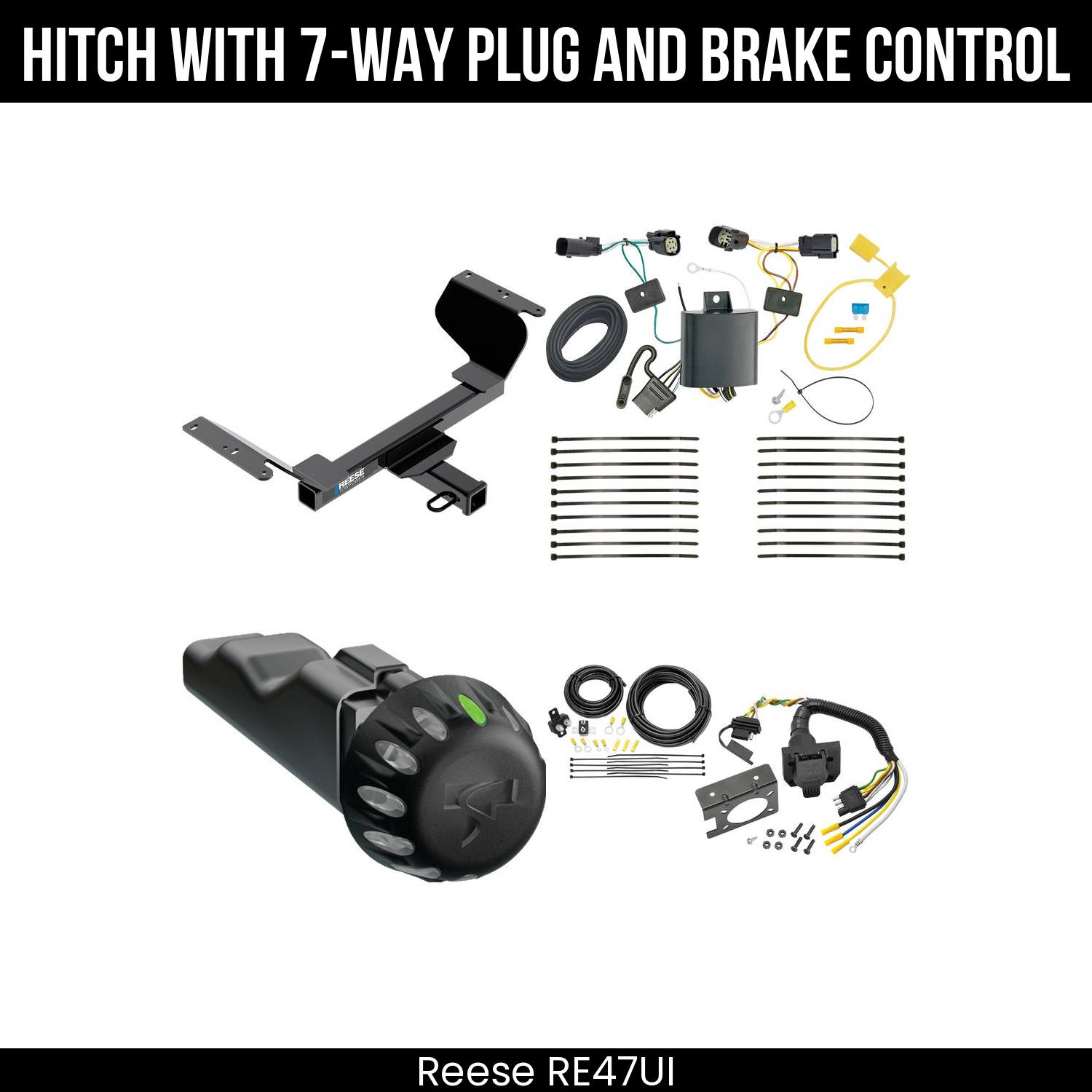 Trailer Hitch , 7-Way , Tekonsha Voyager iD Smart Brake Control