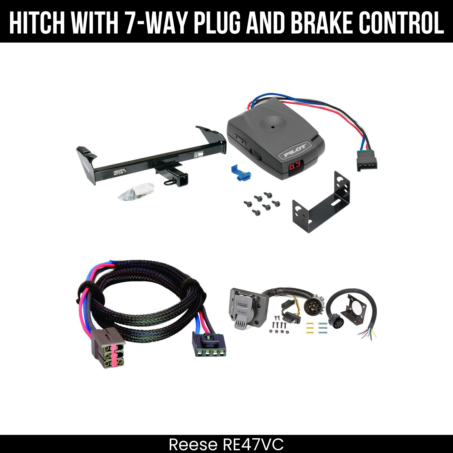 Trailer Hitch , 7-Way , Pro Series Pilot Brake Control