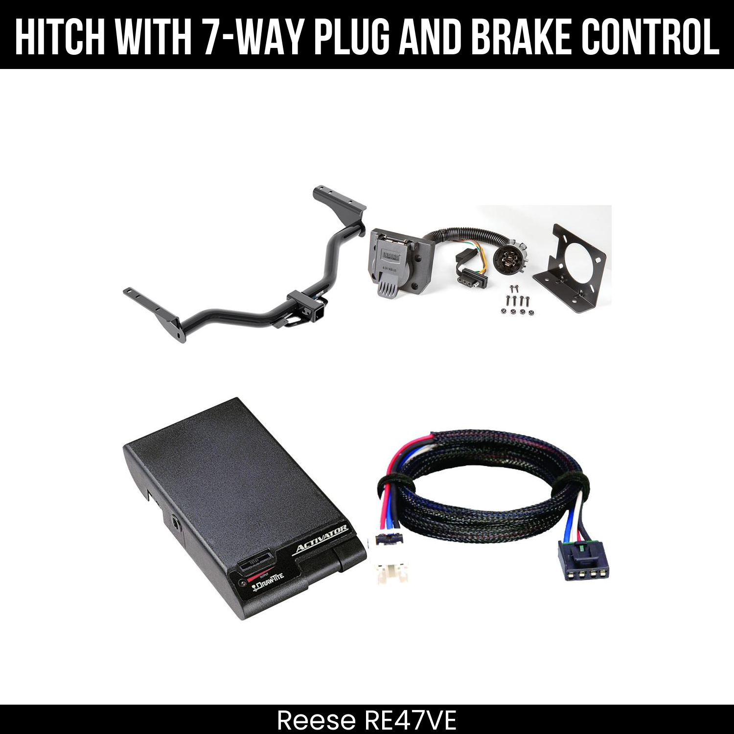 Trailer Hitch , 7-Way , Draw-Tite Activator Brake Control