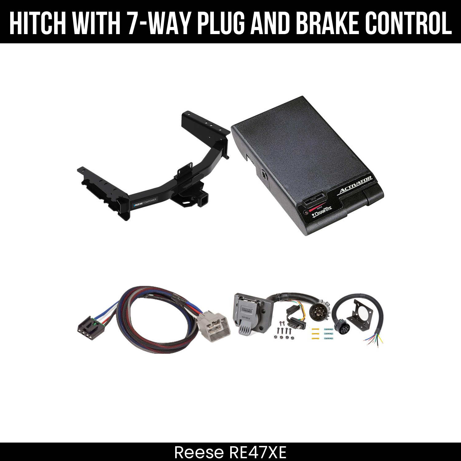 Trailer Hitch , 7-Way , Draw-Tite Activator Brake Control