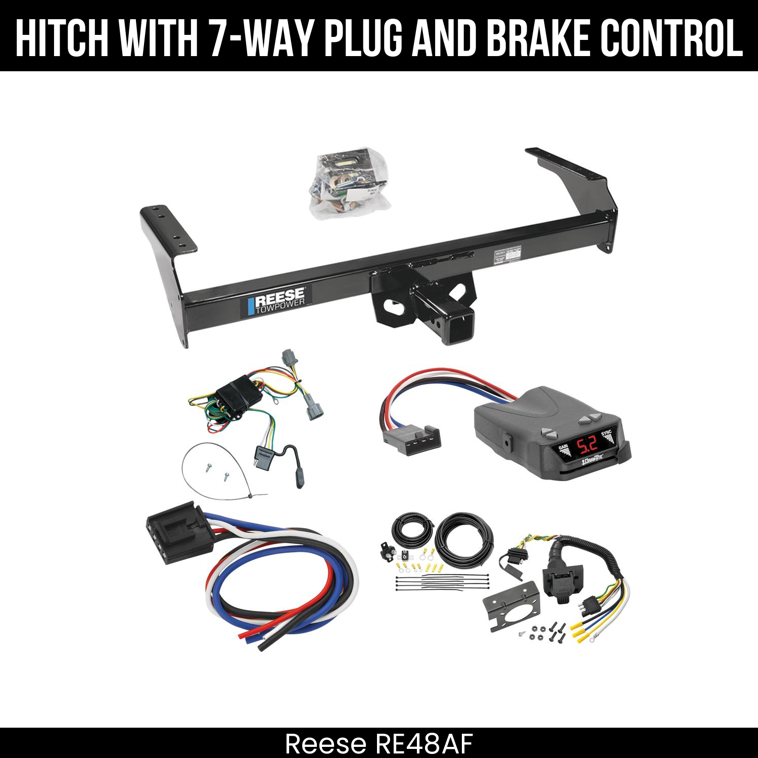 Trailer Hitch , 7-Way , Draw-Tite Activator IV Brake Control