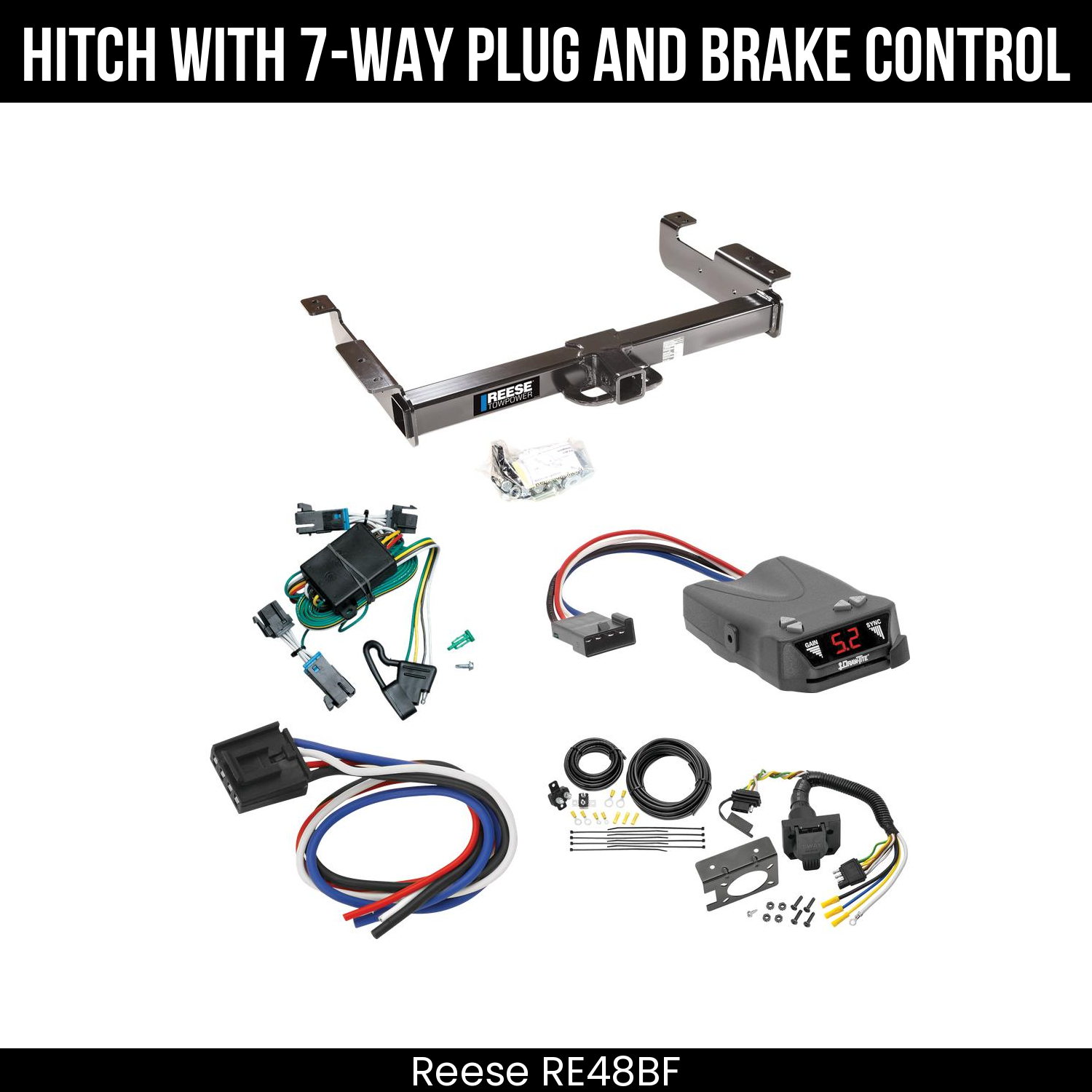 Trailer Hitch , 7-Way , Draw-Tite Activator IV Brake Control