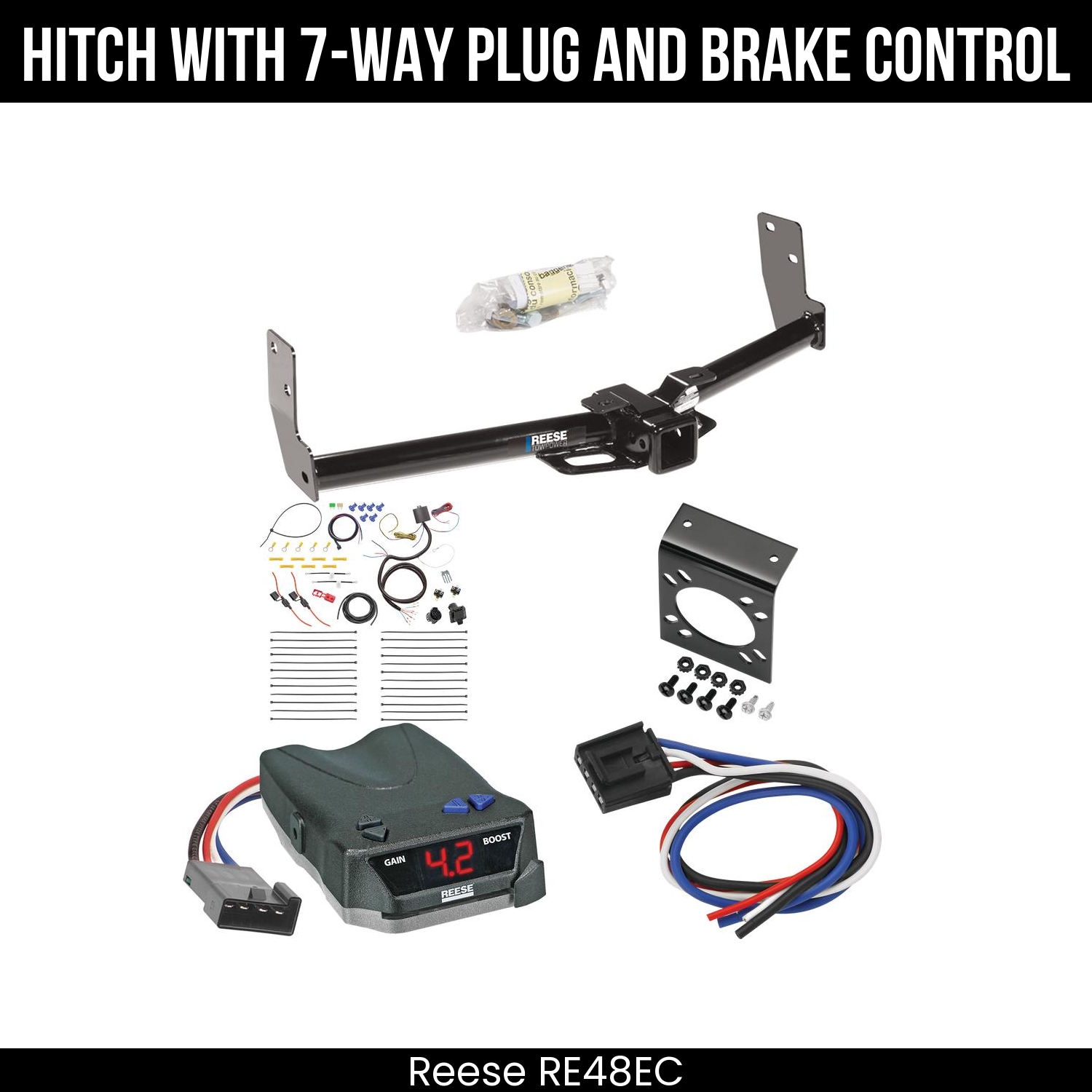 Trailer Hitch , 7-Way , Reese Brake EVN Control