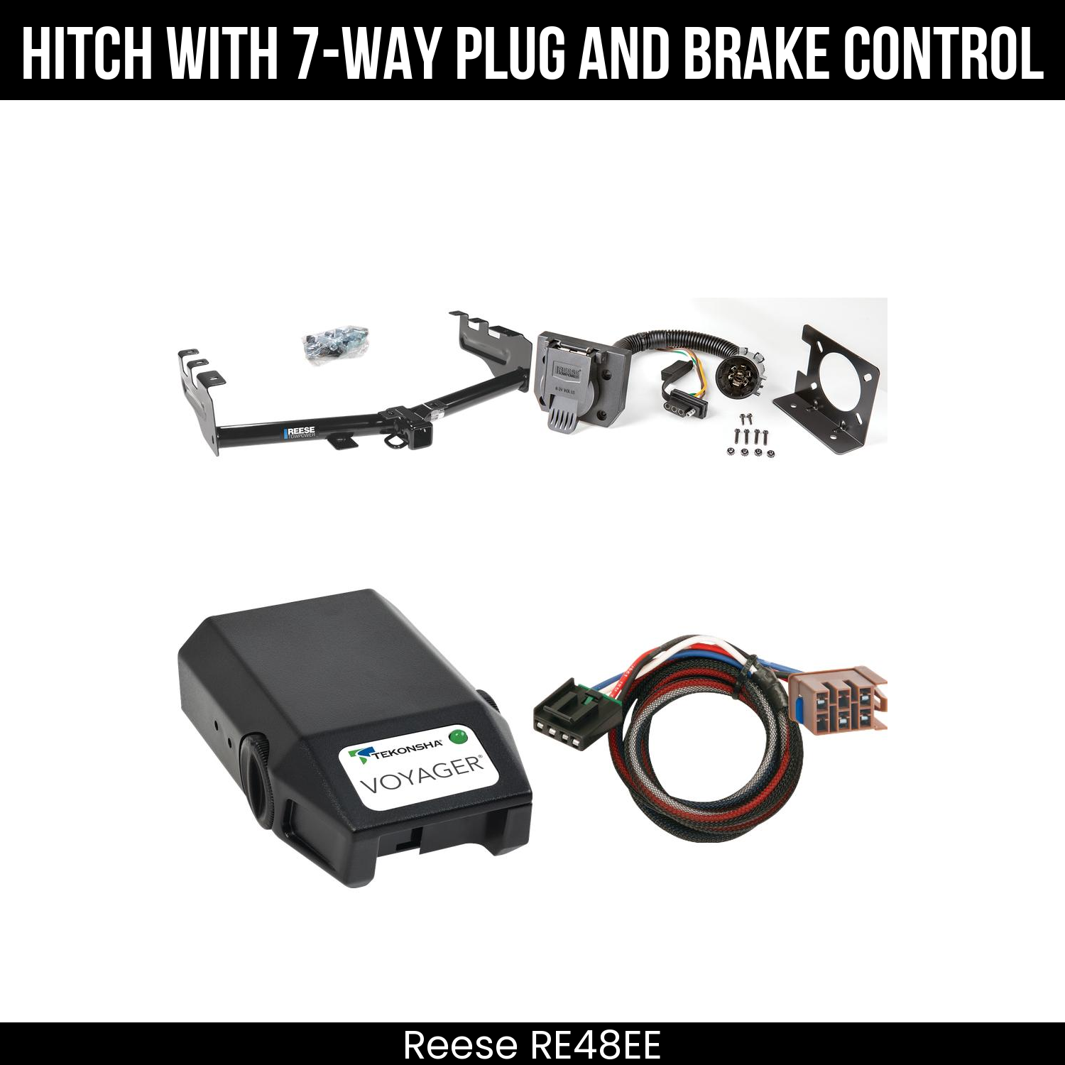 Trailer Hitch , 7-Way , Tekonsha Voyager Brake Control
