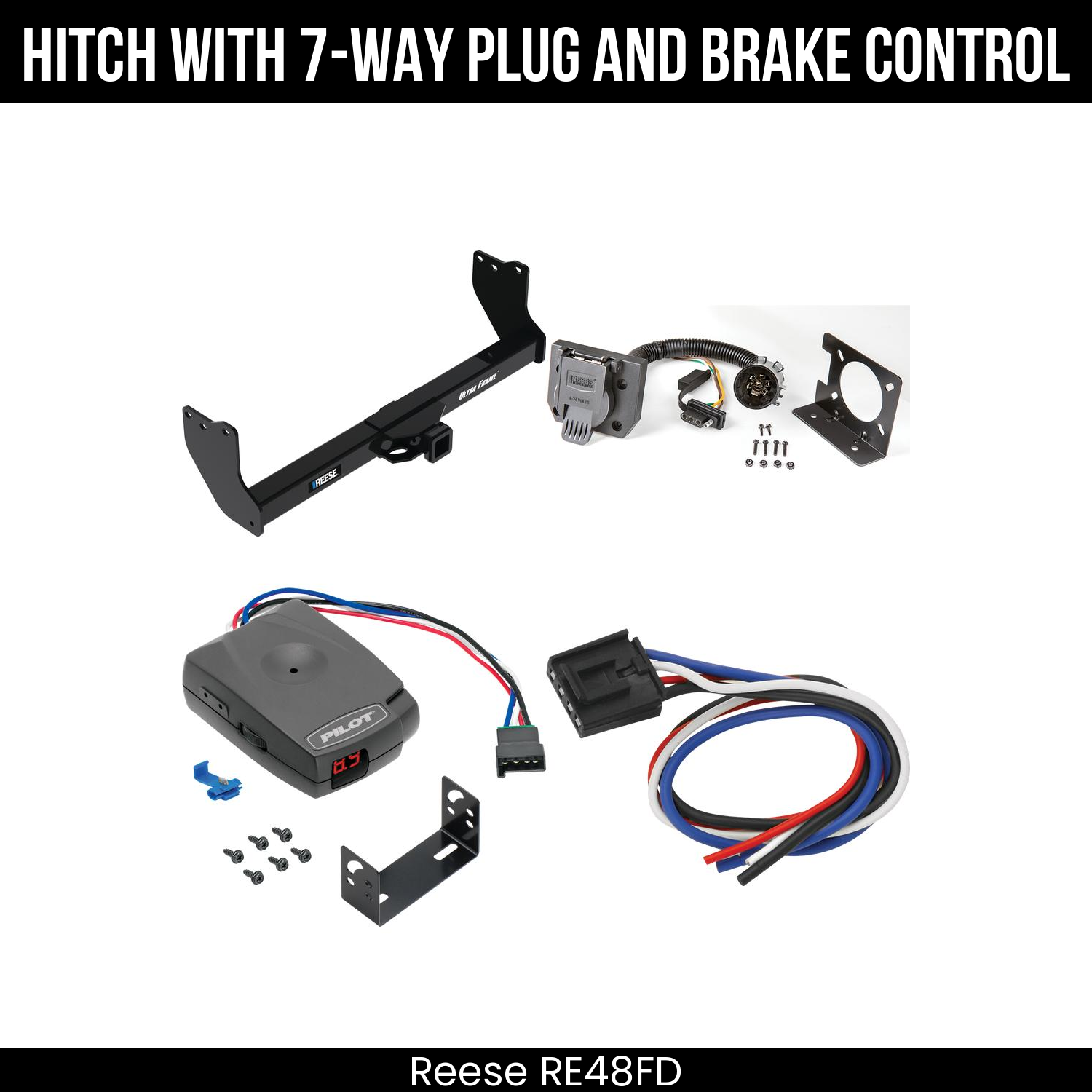Trailer Hitch , 7-Way , Pro Series Pilot Brake Control