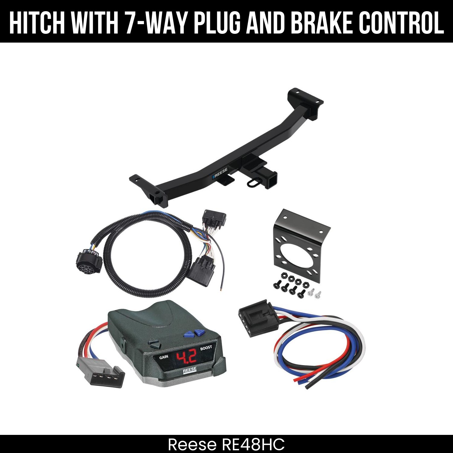 Trailer Hitch , 7-Way , Reese Brake EVN Control