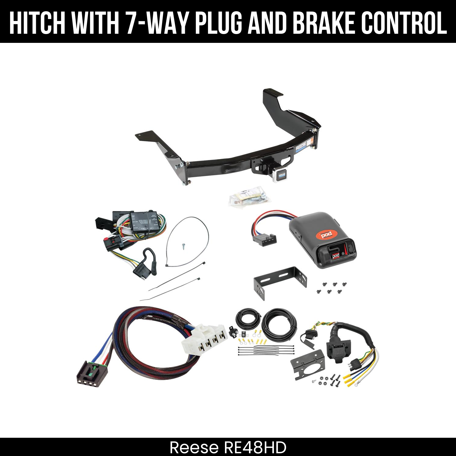 Trailer Hitch , 7-Way , Pro Series POD Brake Control