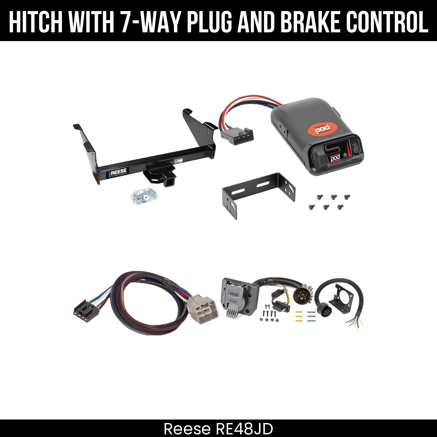 Trailer Hitch , 7-Way , Pro Series POD Brake Control