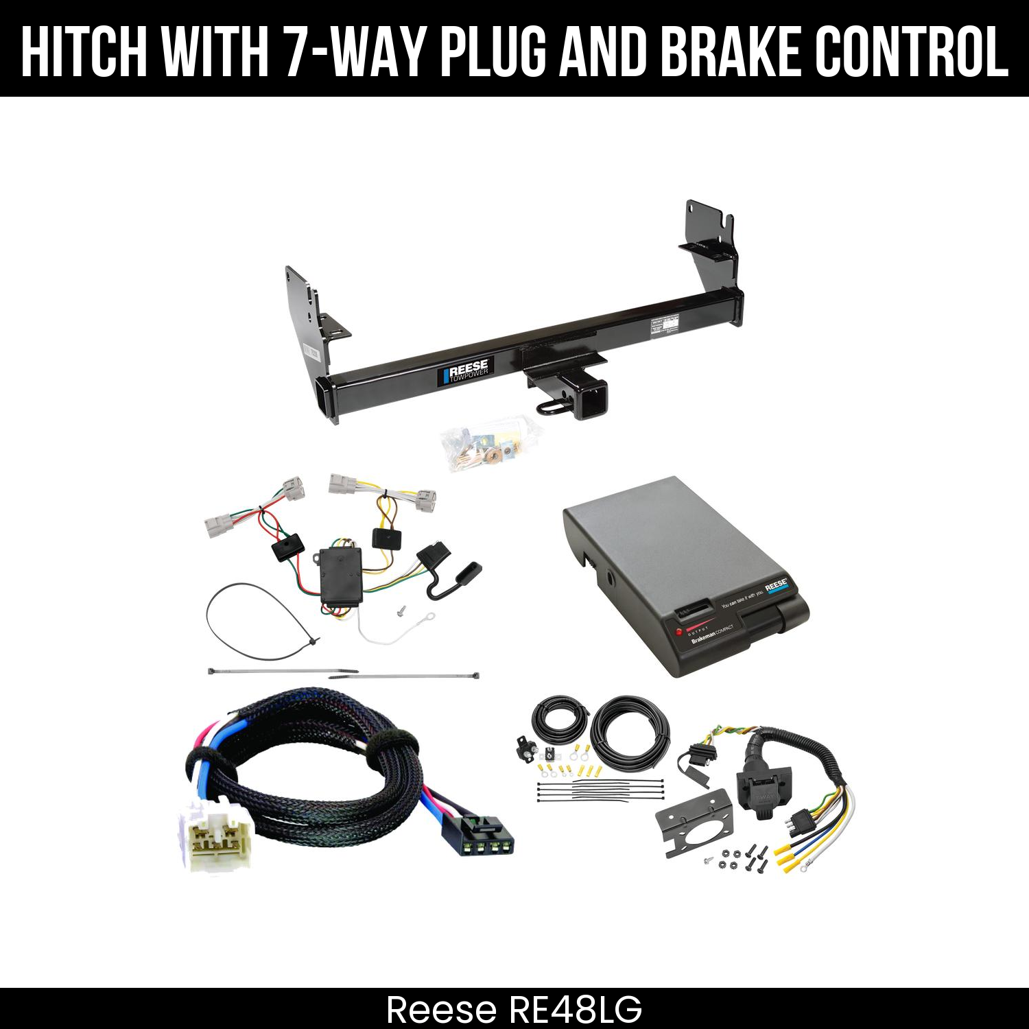 Trailer Hitch , 7-Way , Reese Brakeman Brake Control
