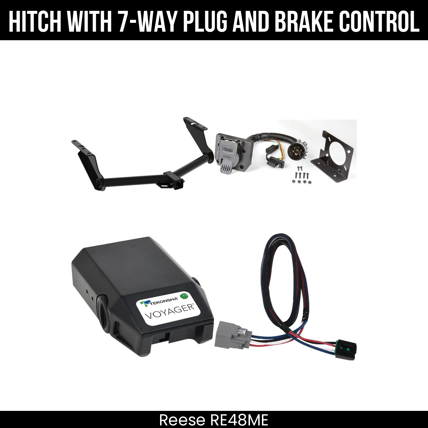 Trailer Hitch , 7-Way , Tekonsha Voyager Brake Control