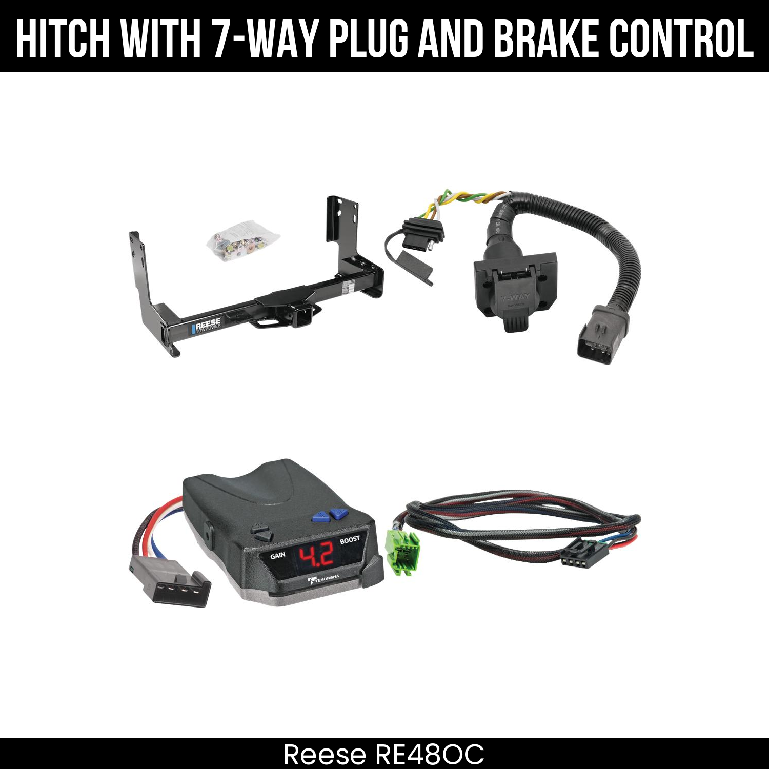 Trailer Hitch , 7-Way , Tekonsha Brake EVN Control