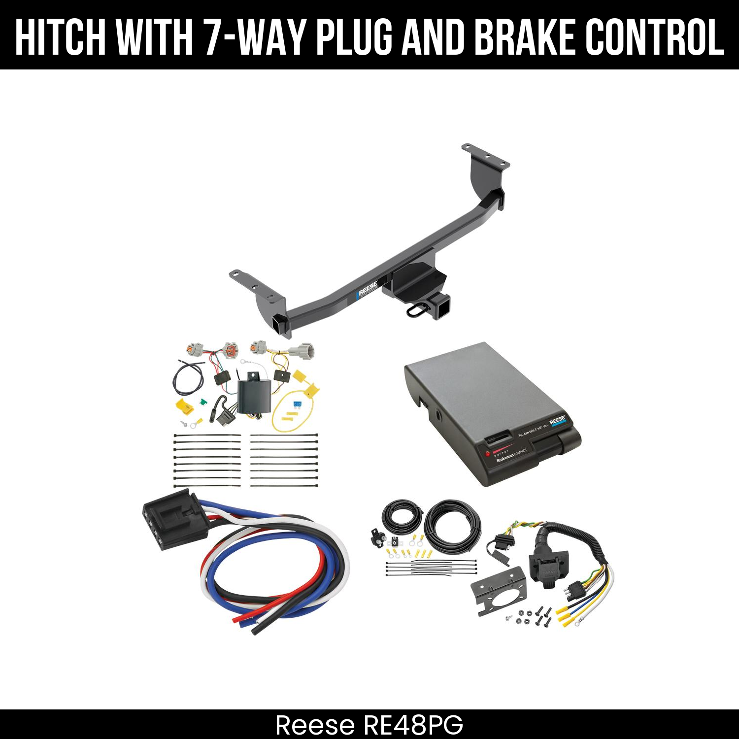 Trailer Hitch , 7-Way , Reese Brakeman Brake Control