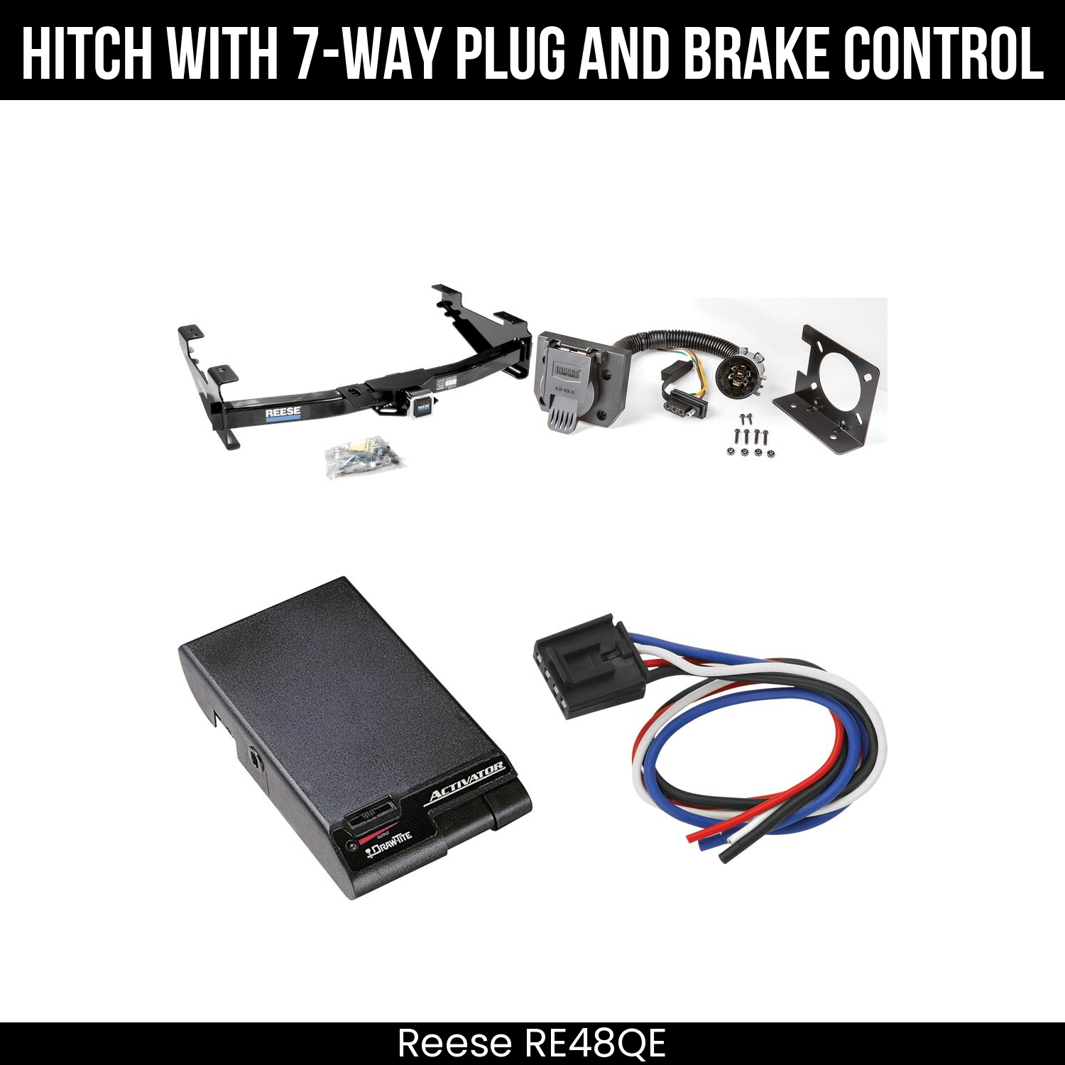 Trailer Hitch , 7-Way , Draw-Tite Activator Brake Control