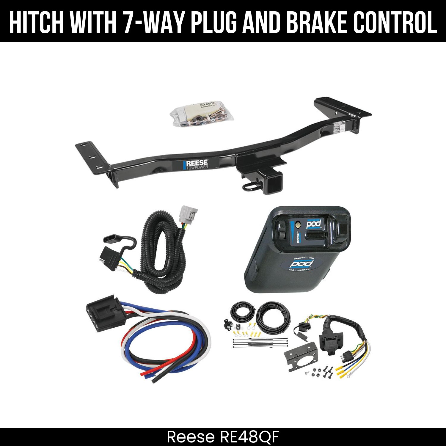 Trailer Hitch , 7-Way , Reese POD Brake Control