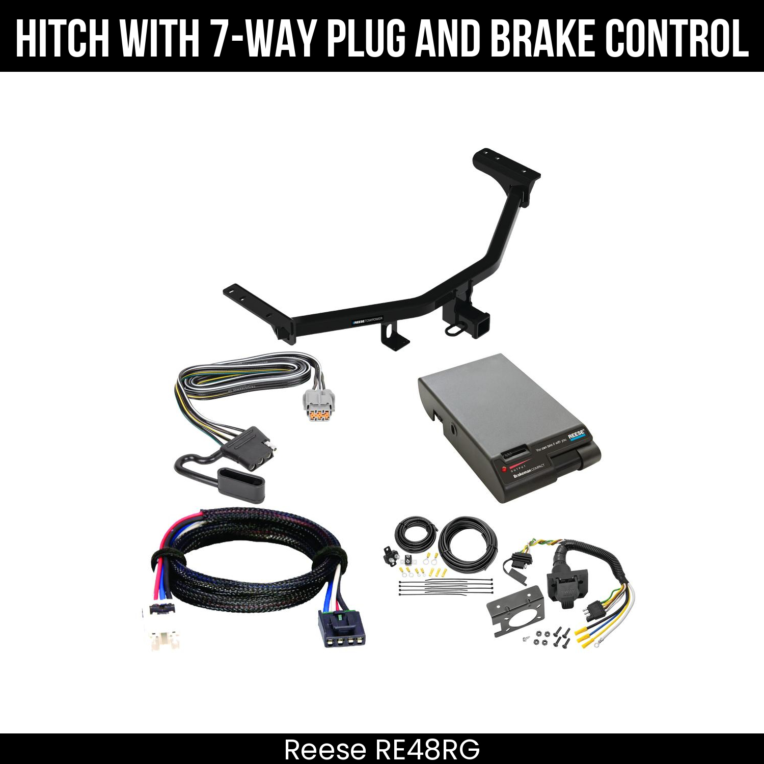 Trailer Hitch , 7-Way , Reese Brakeman Brake Control