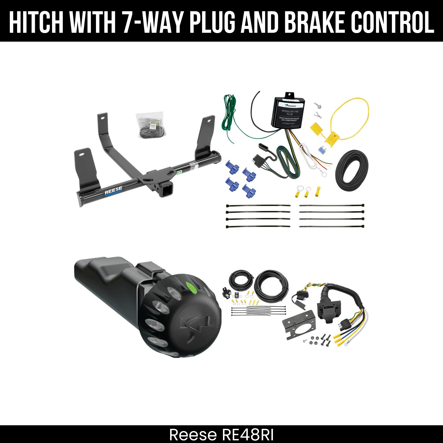 Trailer Hitch , 7-Way , Tekonsha Voyager iD Smart Brake Control