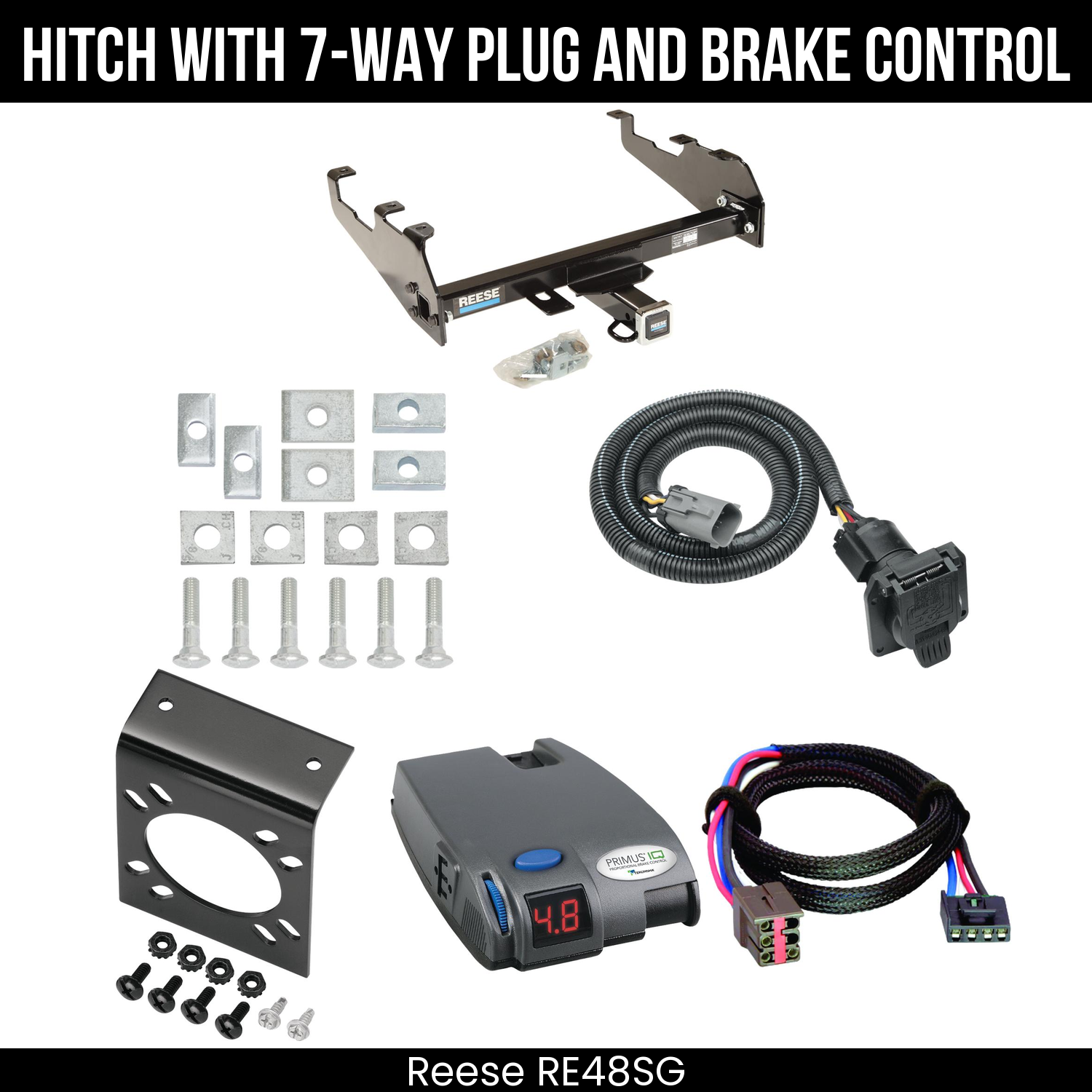Trailer Hitch , 7-Way , Tekonsha Primus IQ Brake Control