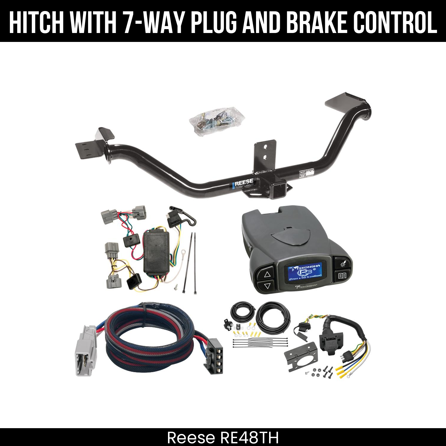 Trailer Hitch , 7-Way , Tekonsha Prodigy P3 Brake Control