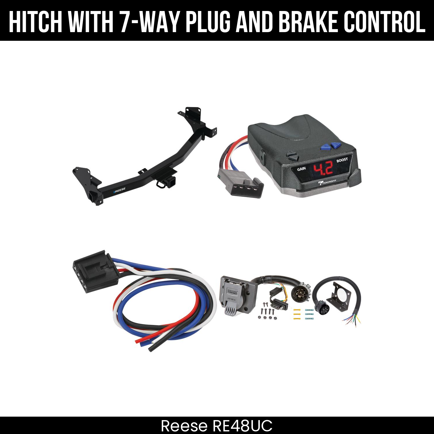 Trailer Hitch , 7-Way , Tekonsha Brake EVN Control