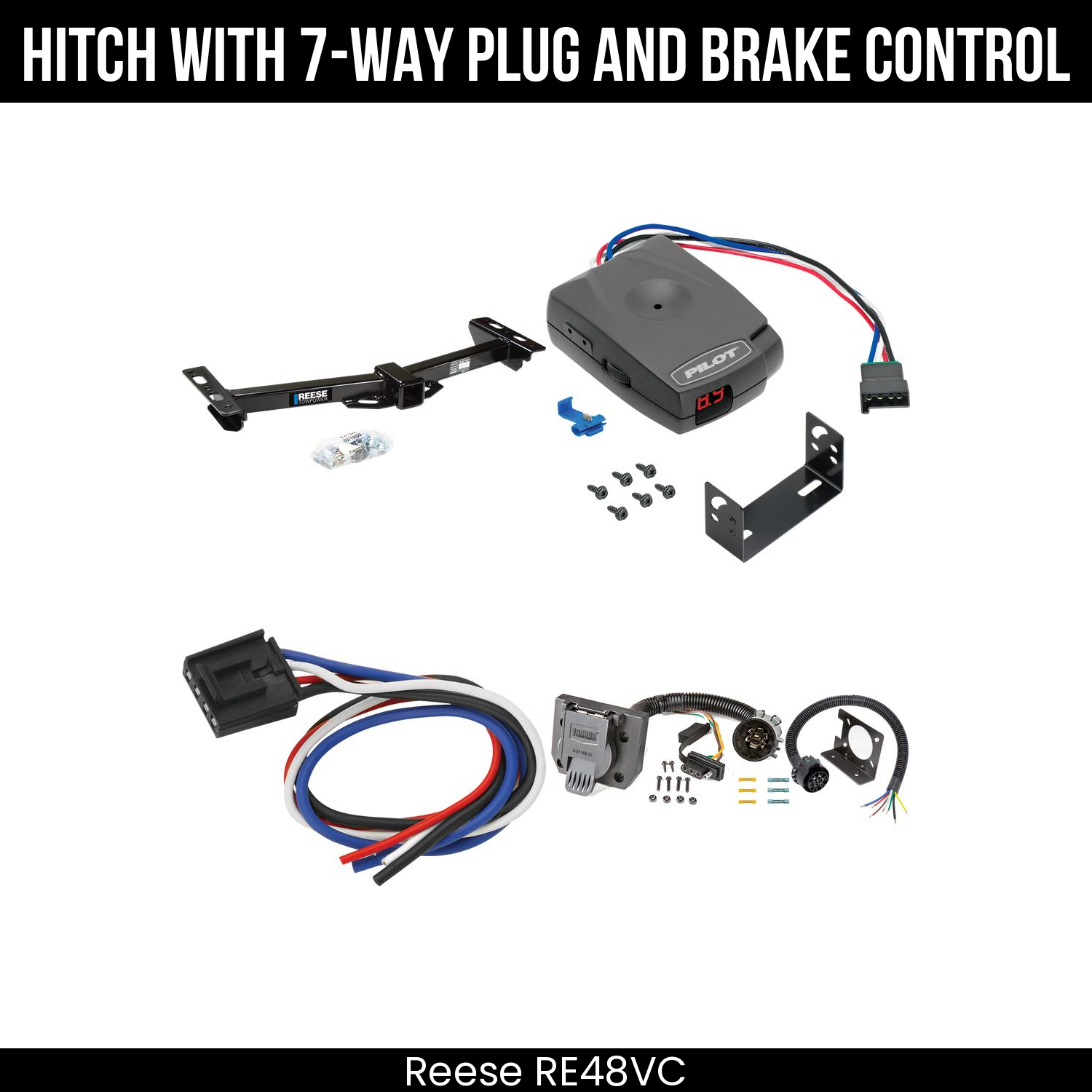 Trailer Hitch , 7-Way , Pro Series Pilot Brake Control