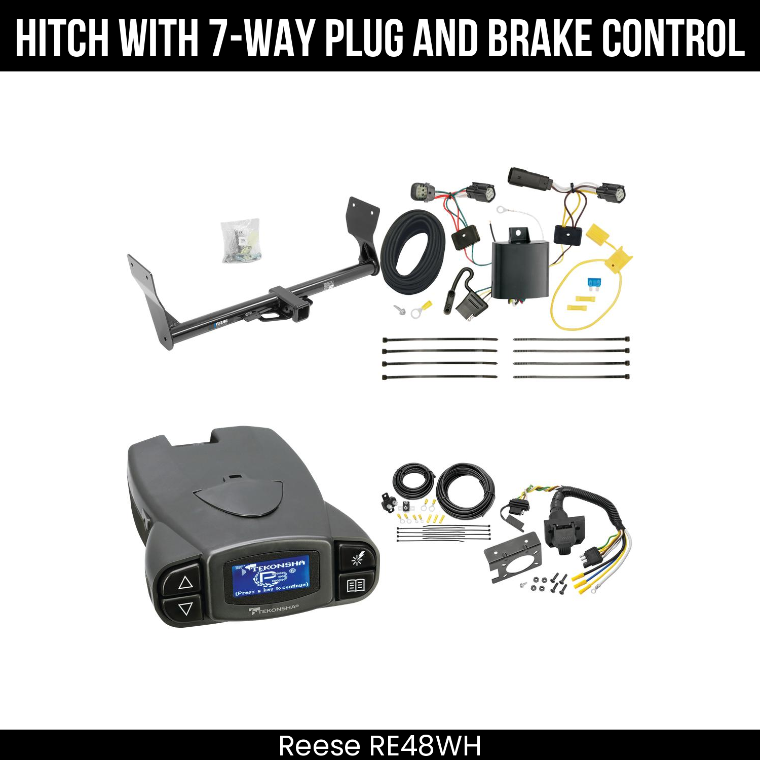 Trailer Hitch , 7-Way , Tekonsha Prodigy P3 Brake Control