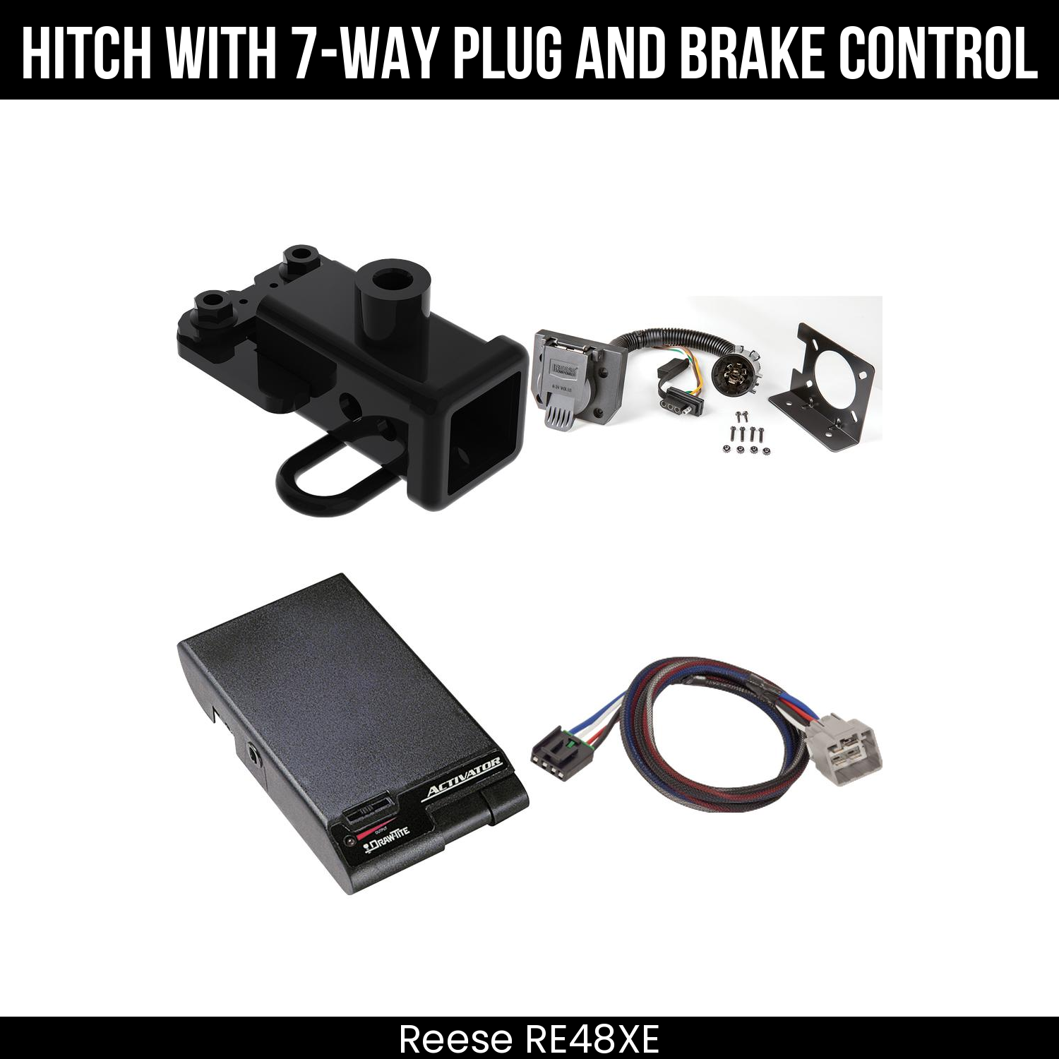 Trailer Hitch , 7-Way , Draw-Tite Activator Brake Control