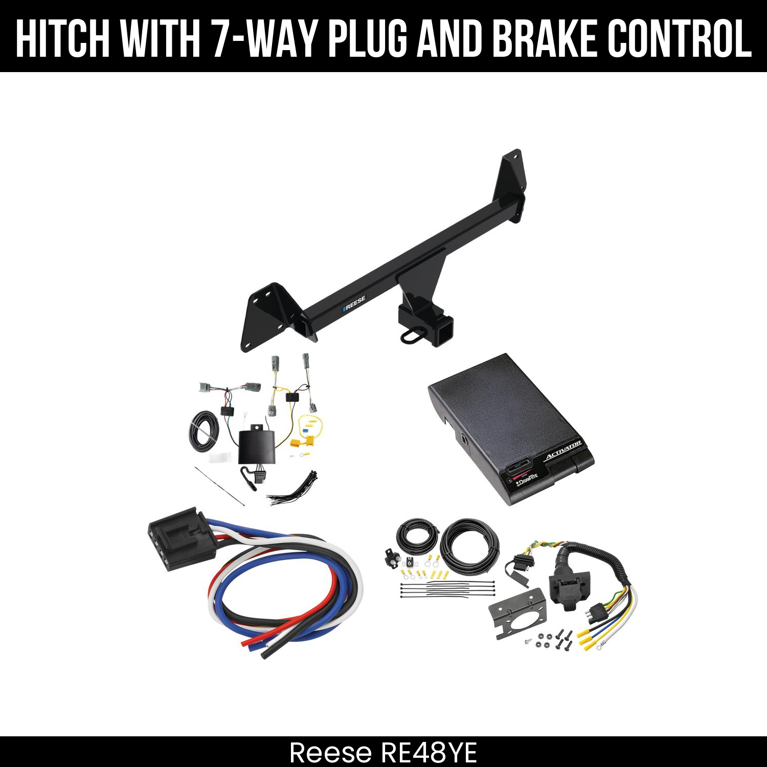 Trailer Hitch , 7-Way , Draw-Tite Activator Brake Control