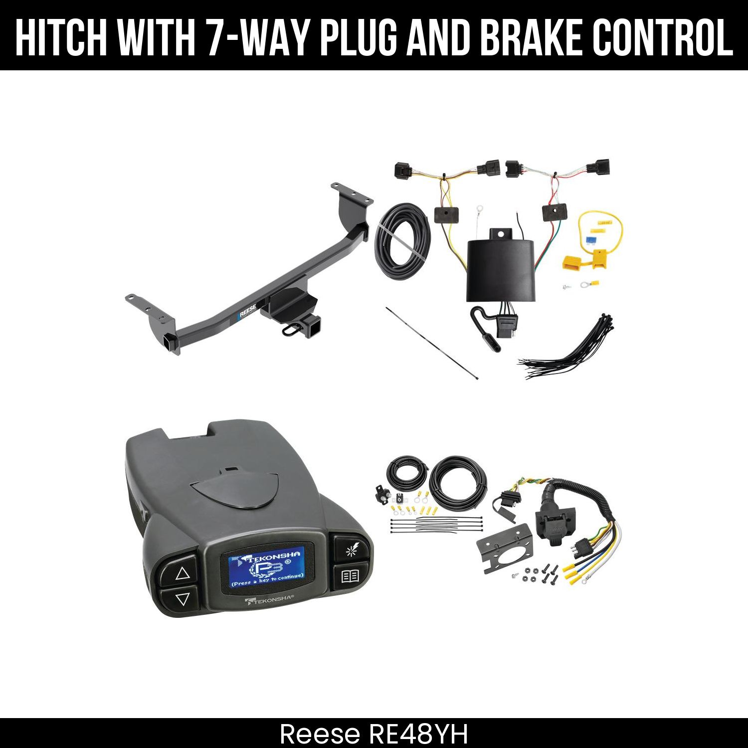 Trailer Hitch , 7-Way , Tekonsha Prodigy P3 Brake Control