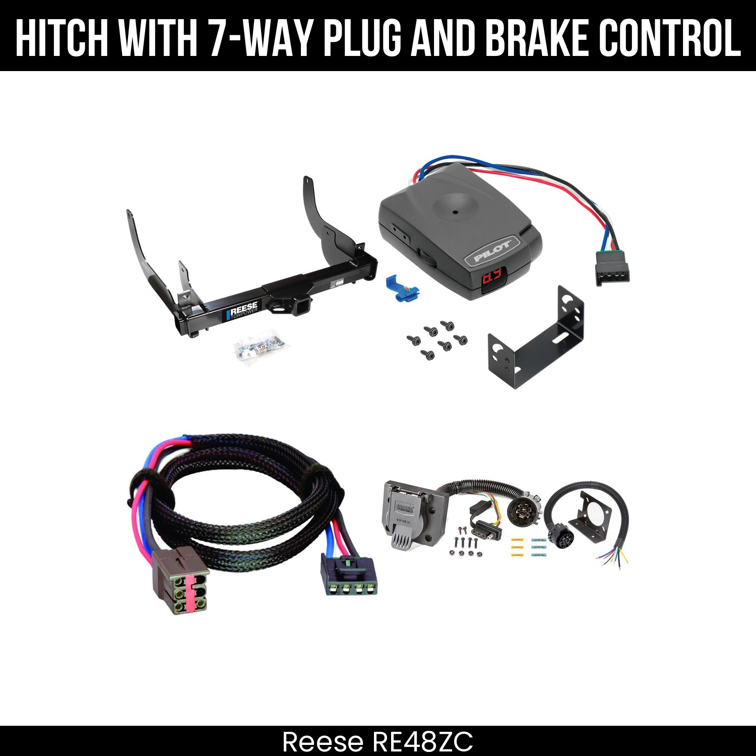 Trailer Hitch , 7-Way , Pro Series Pilot Brake Control