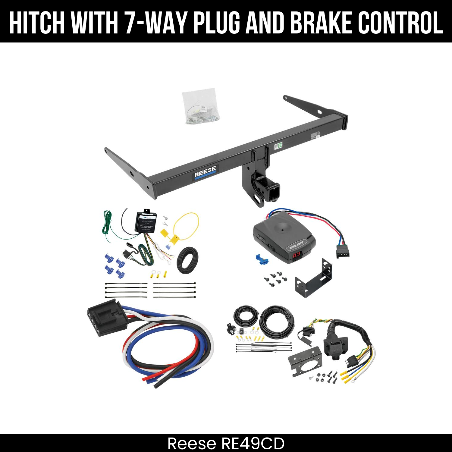 Trailer Hitch , 7-Way , Pro Series Pilot Brake Control