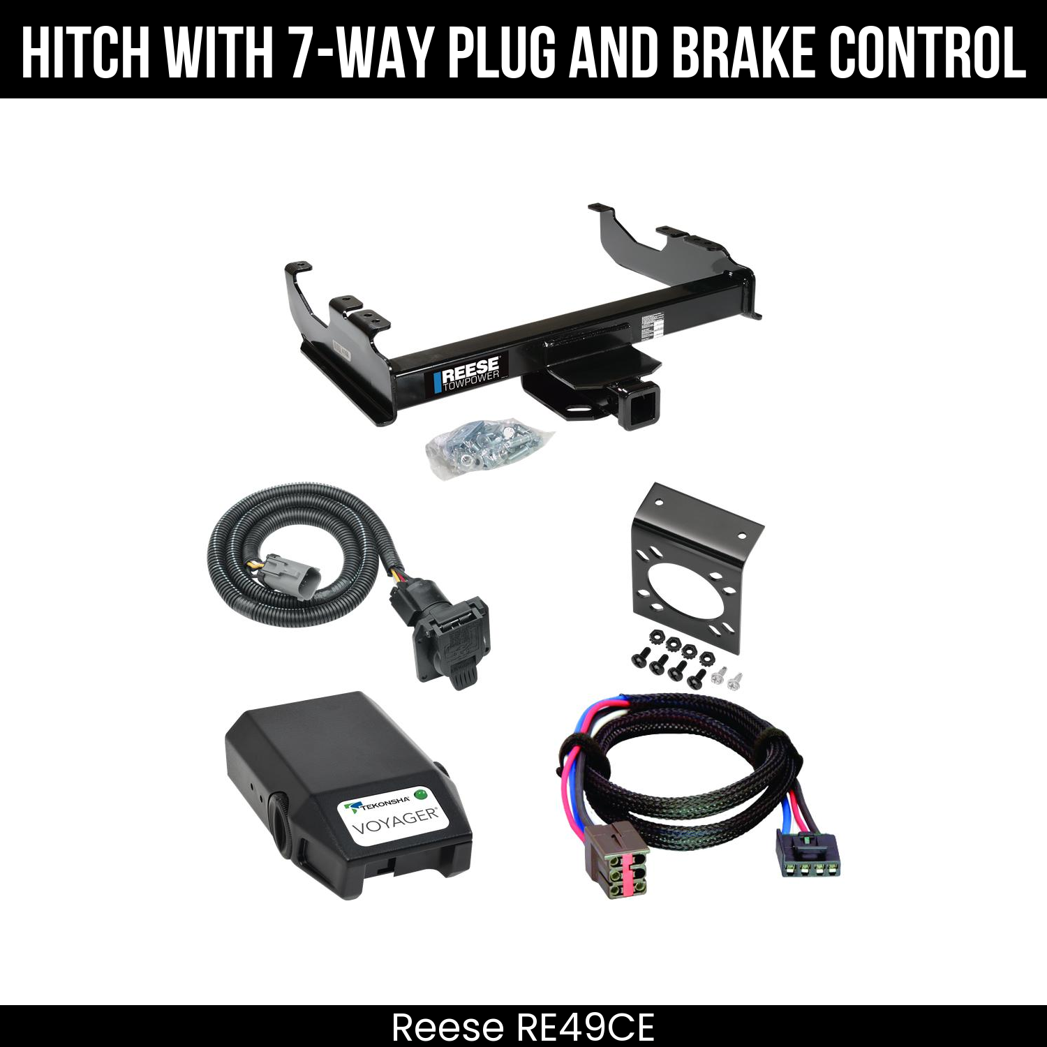 Trailer Hitch , 7-Way , Tekonsha Voyager Brake Control