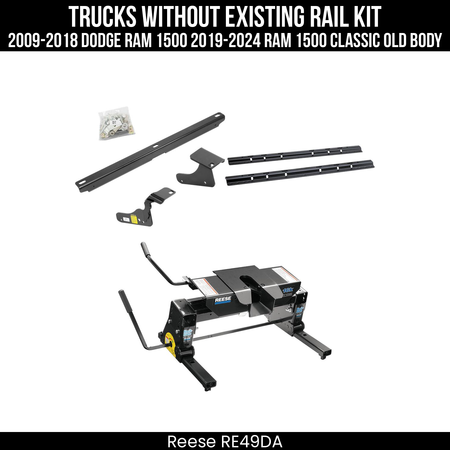5th Wheel Hitch Custom Bracket,5th Wheel Rails Only,Replacement 5th Wheel Head,Kwik-Slide 5th Wheel Slider