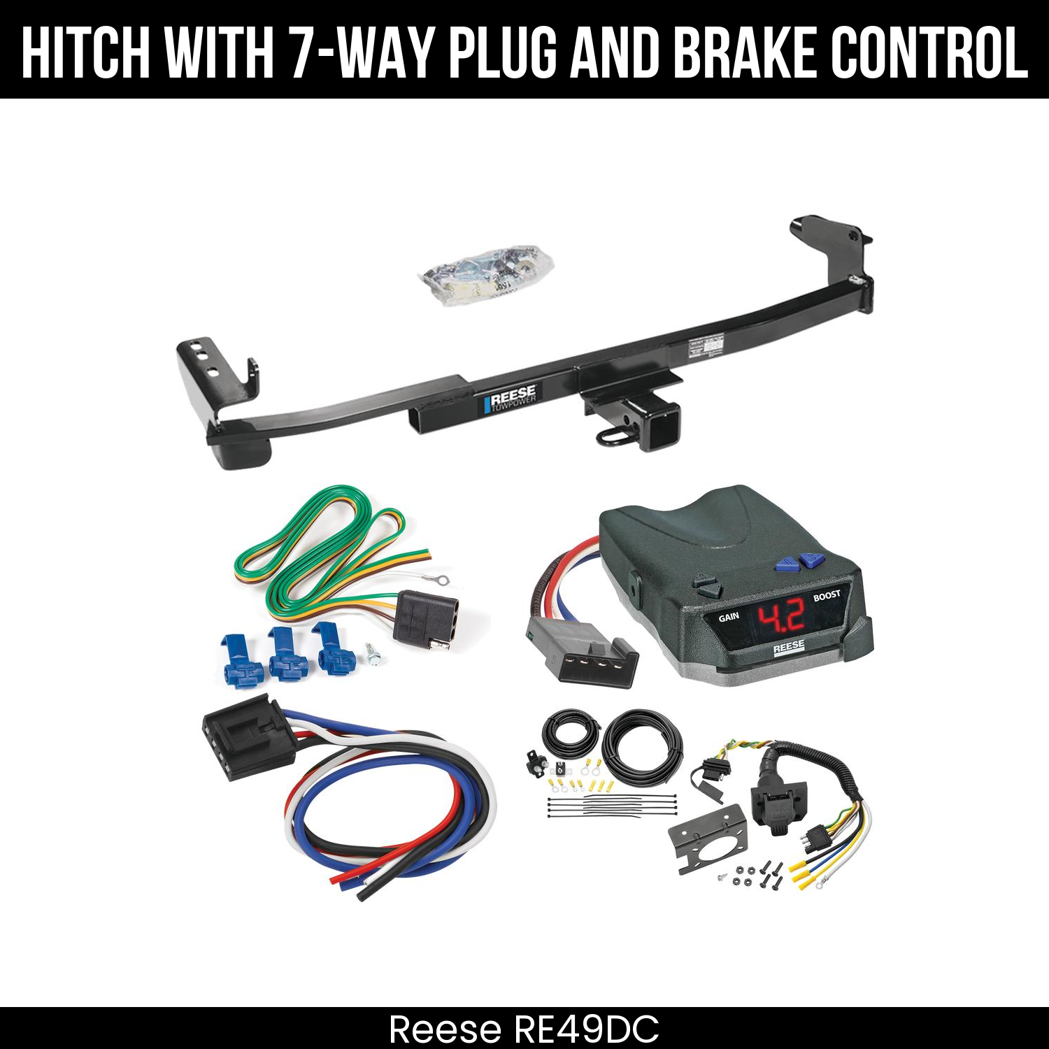 Trailer Hitch , 7-Way , Reese Brake EVN Control