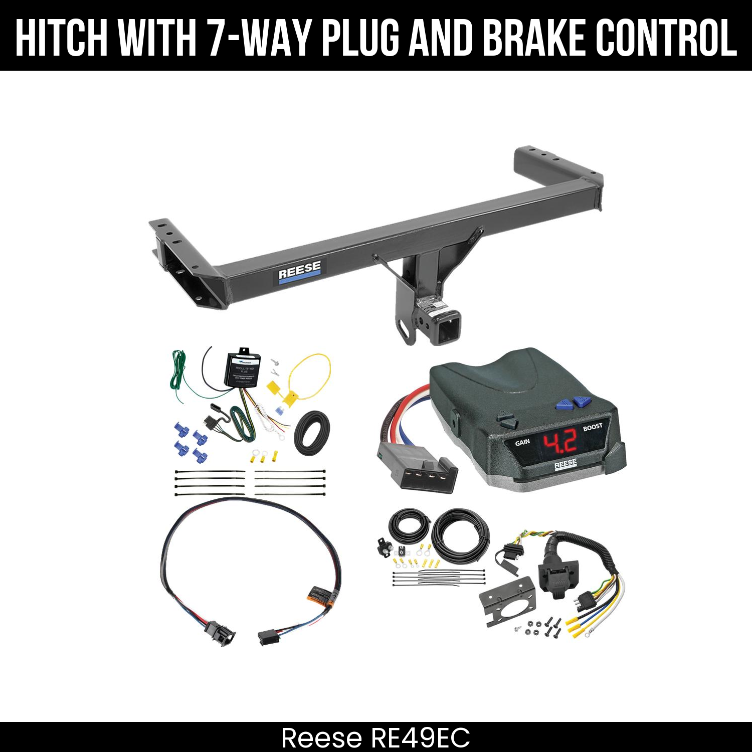 Trailer Hitch , 7-Way , Reese Brake EVN Control