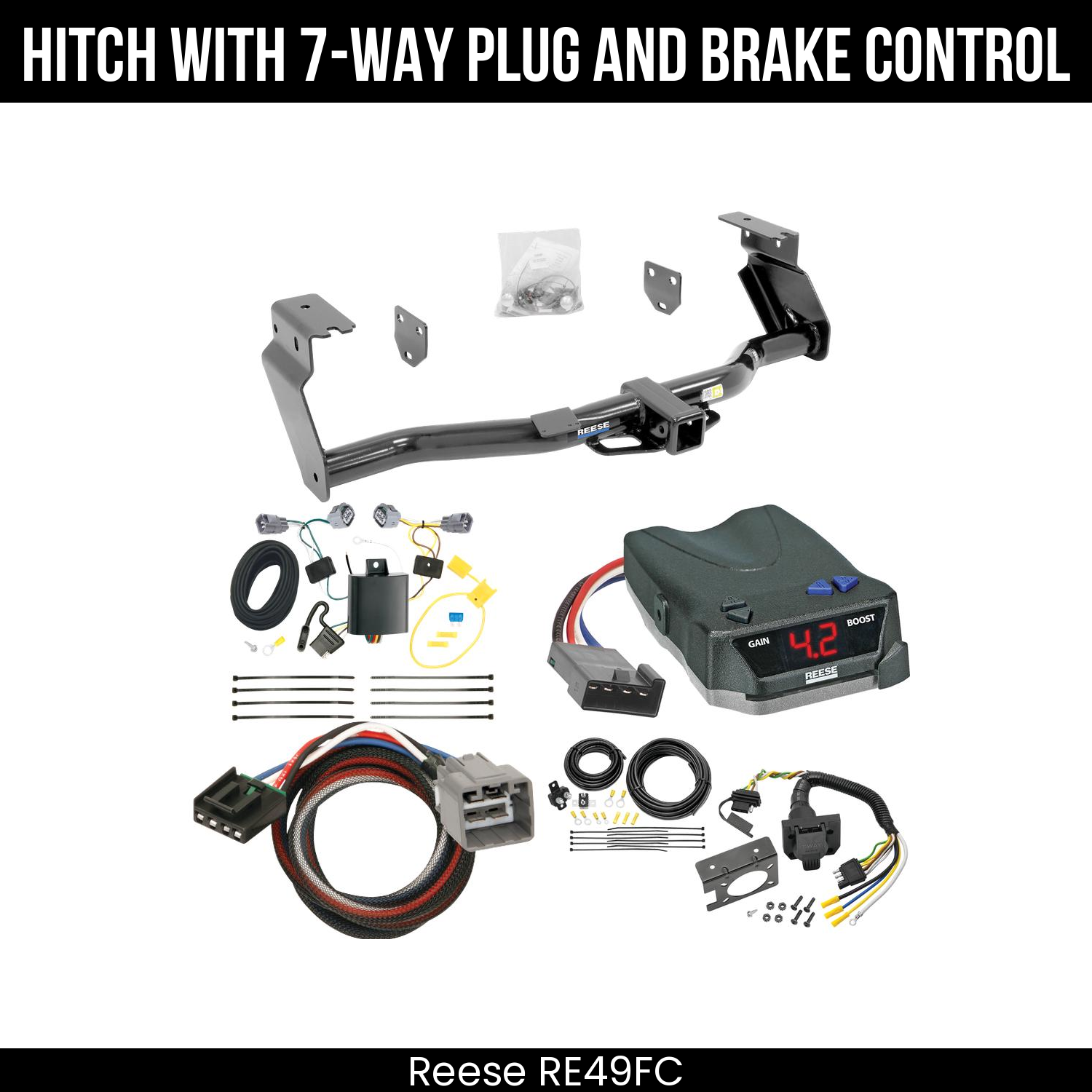 Trailer Hitch , 7-Way , Reese Brake EVN Control