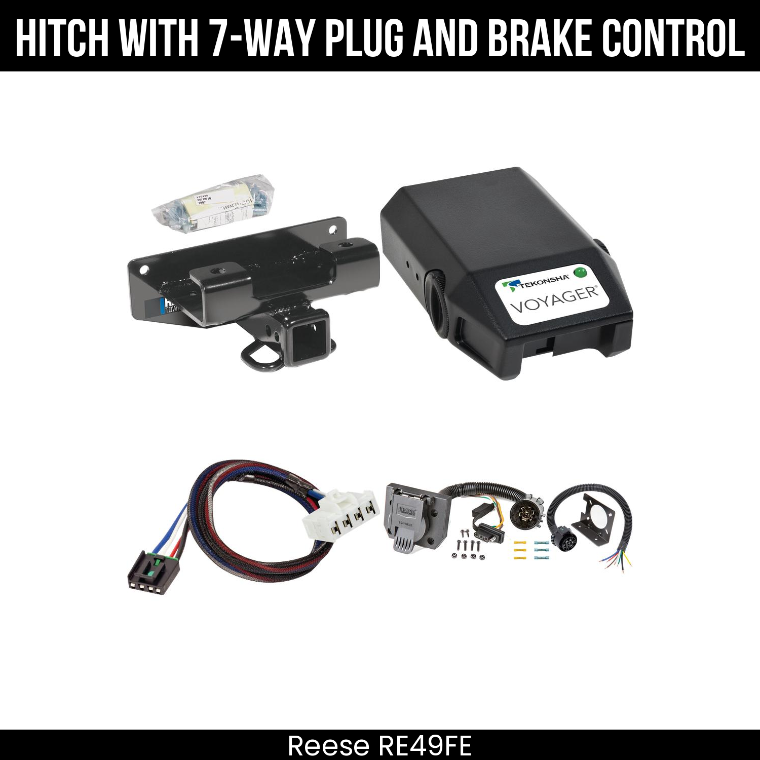 Trailer Hitch , 7-Way , Tekonsha Voyager Brake Control