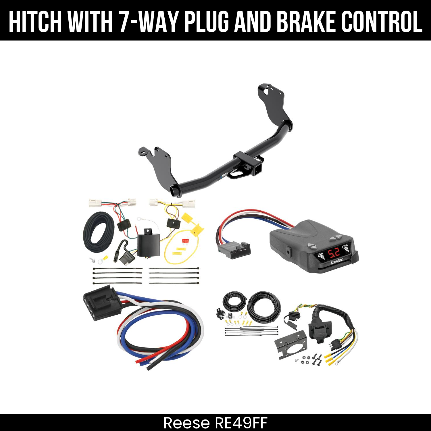 Trailer Hitch , 7-Way , Draw-Tite Activator IV Brake Control