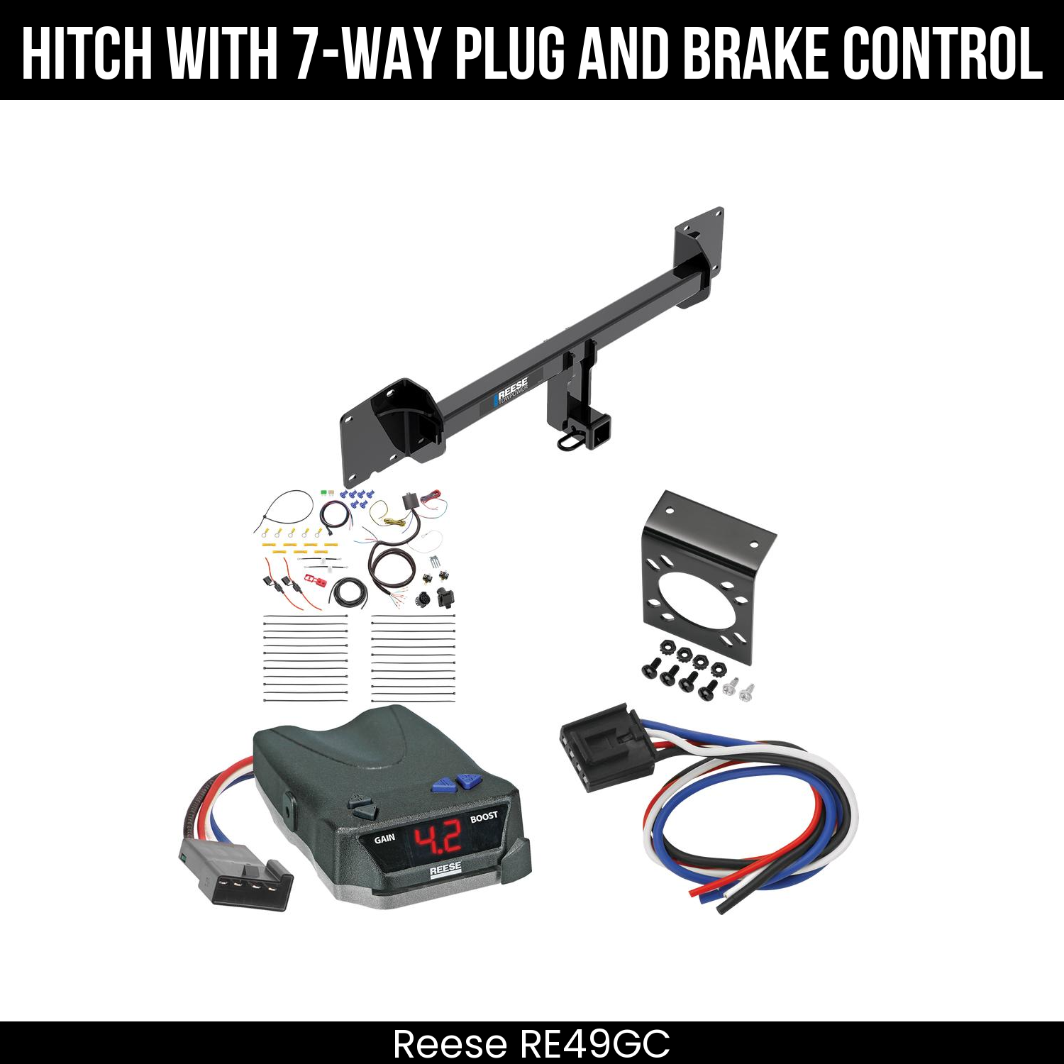 Trailer Hitch , 7-Way , Reese Brake EVN Control