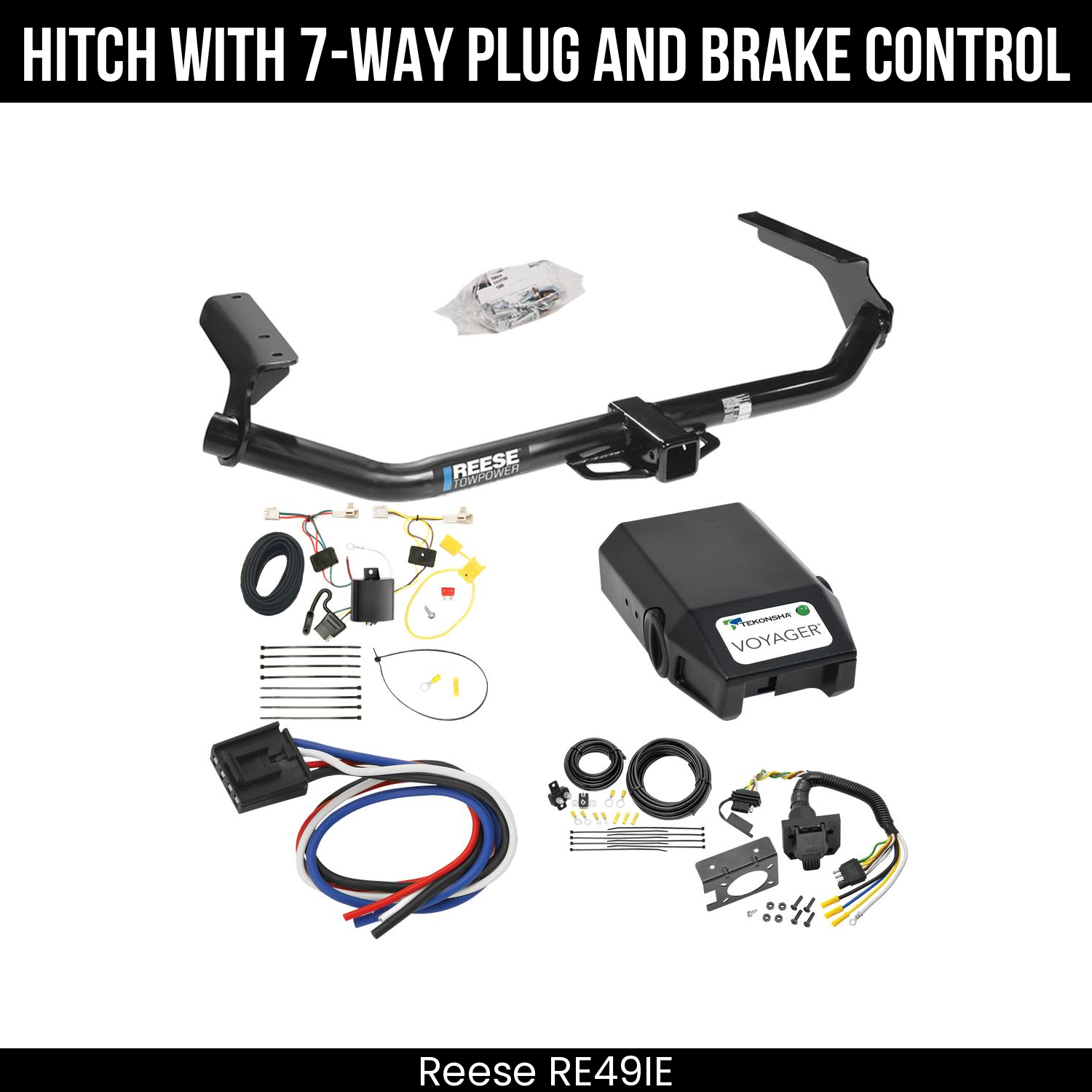 Trailer Hitch , 7-Way , Tekonsha Voyager Brake Control