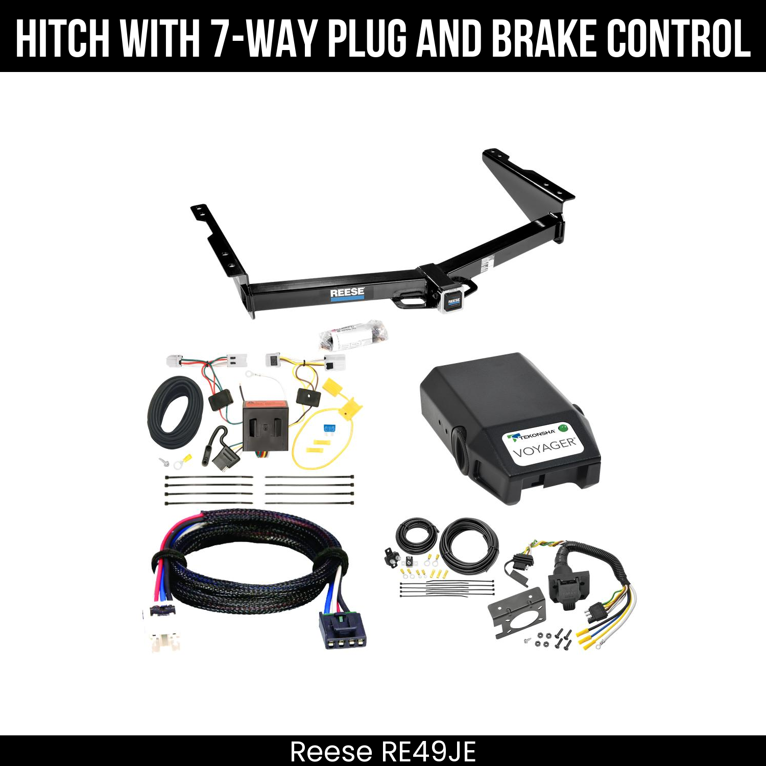 Trailer Hitch , 7-Way , Tekonsha Voyager Brake Control
