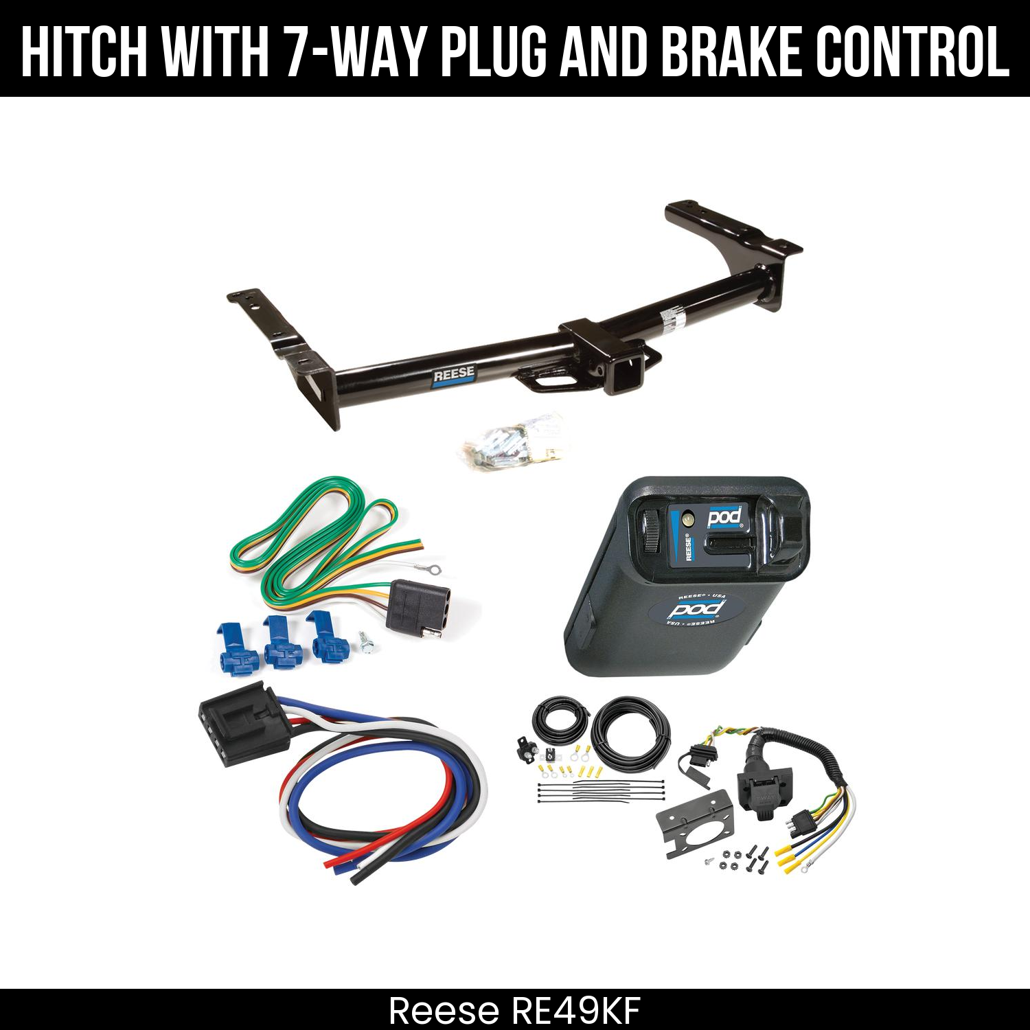 Trailer Hitch , 7-Way , Reese POD Brake Control